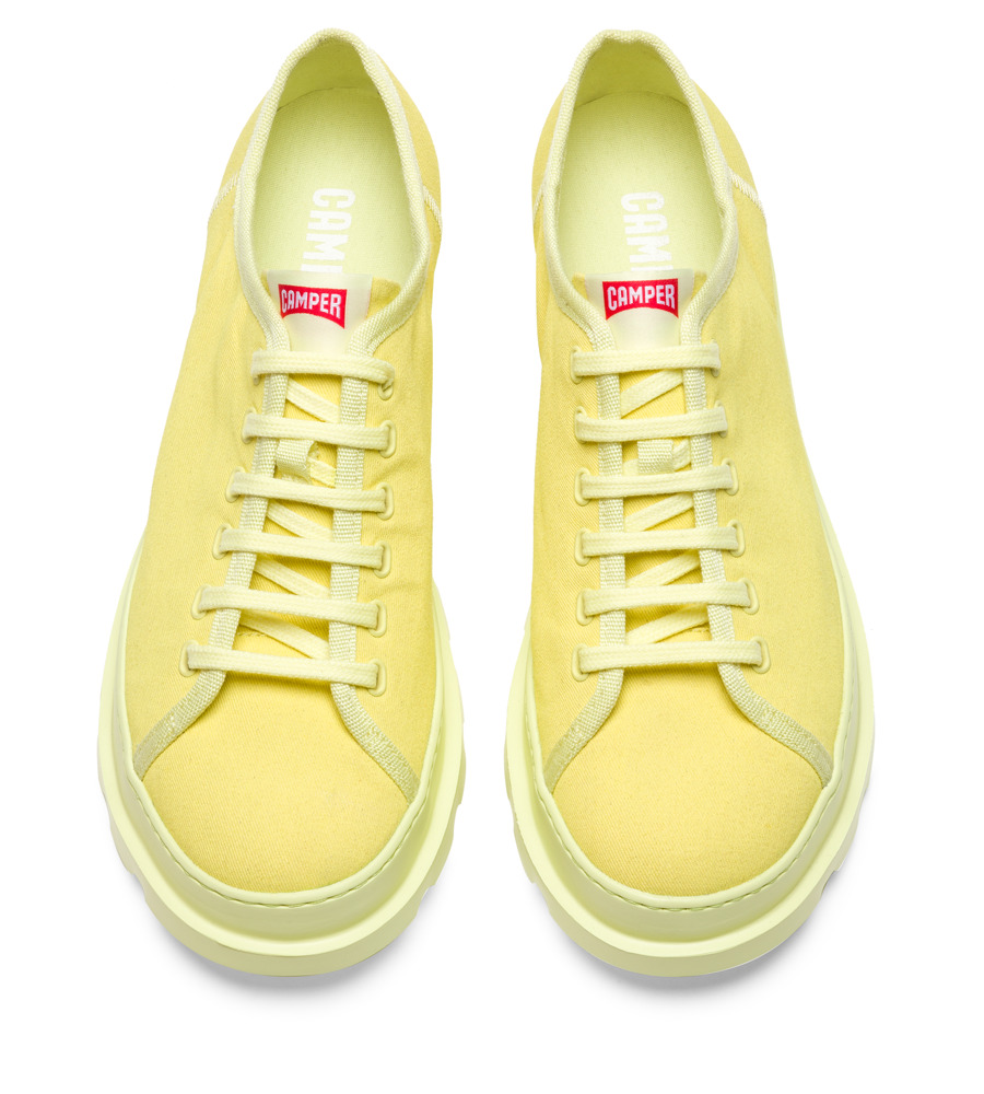 camper brutus yellow casual shoes men k100294-009