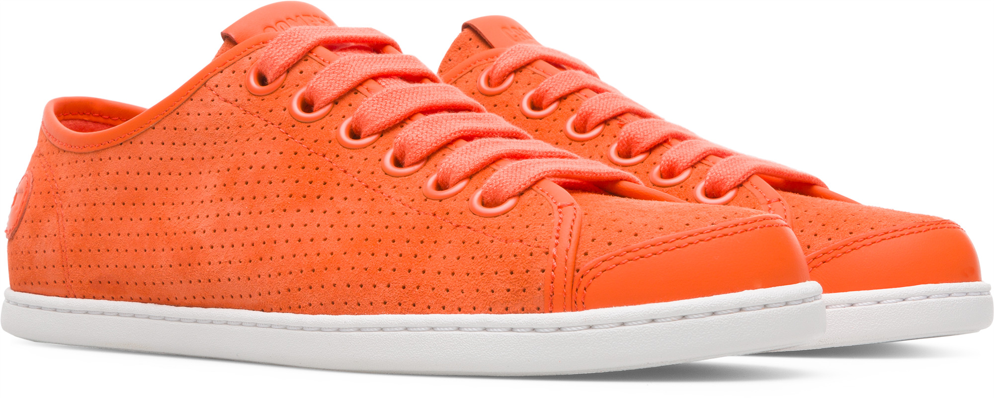 Pre-owned Camper Uno 21815-055 Sneaker Damen Orange