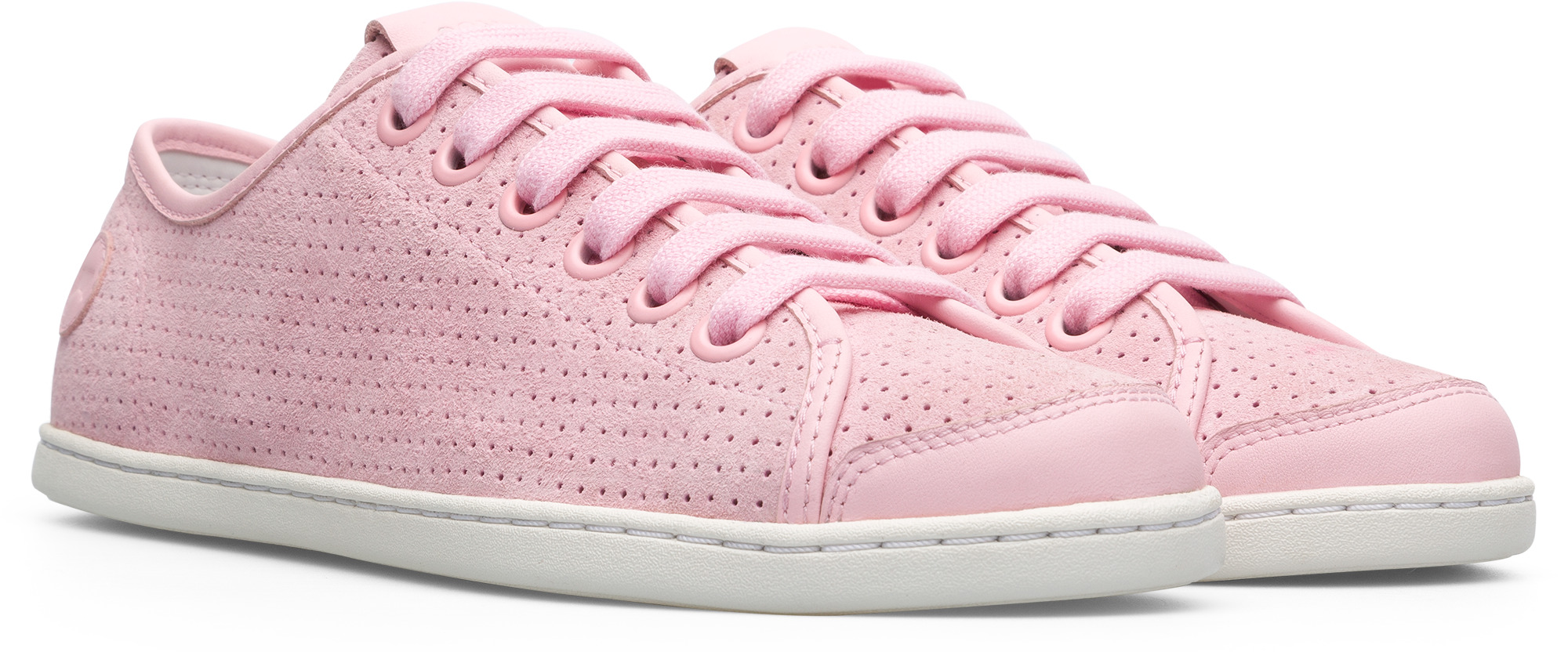 Pre-owned Camper Uno 21815-058 Sneaker Damen Rosa