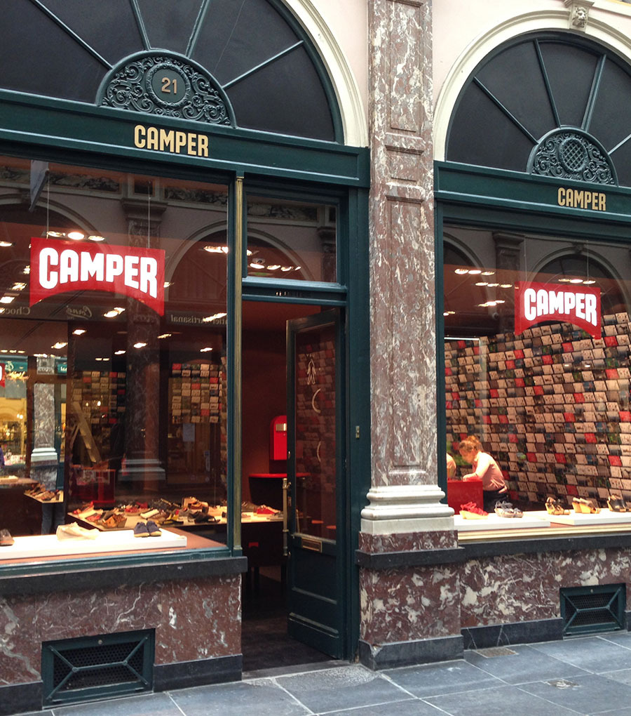 Image of Camper Galerie du Roi Bruxelles store
