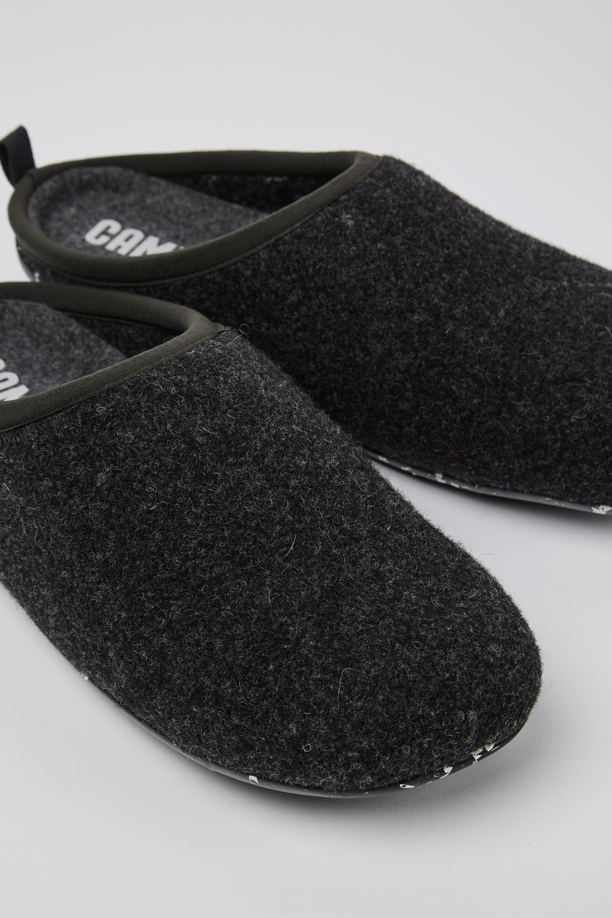 for Men Grey Mens Shoes Slip-on shoes Slippers Camper Wool Slippers in Grey 
