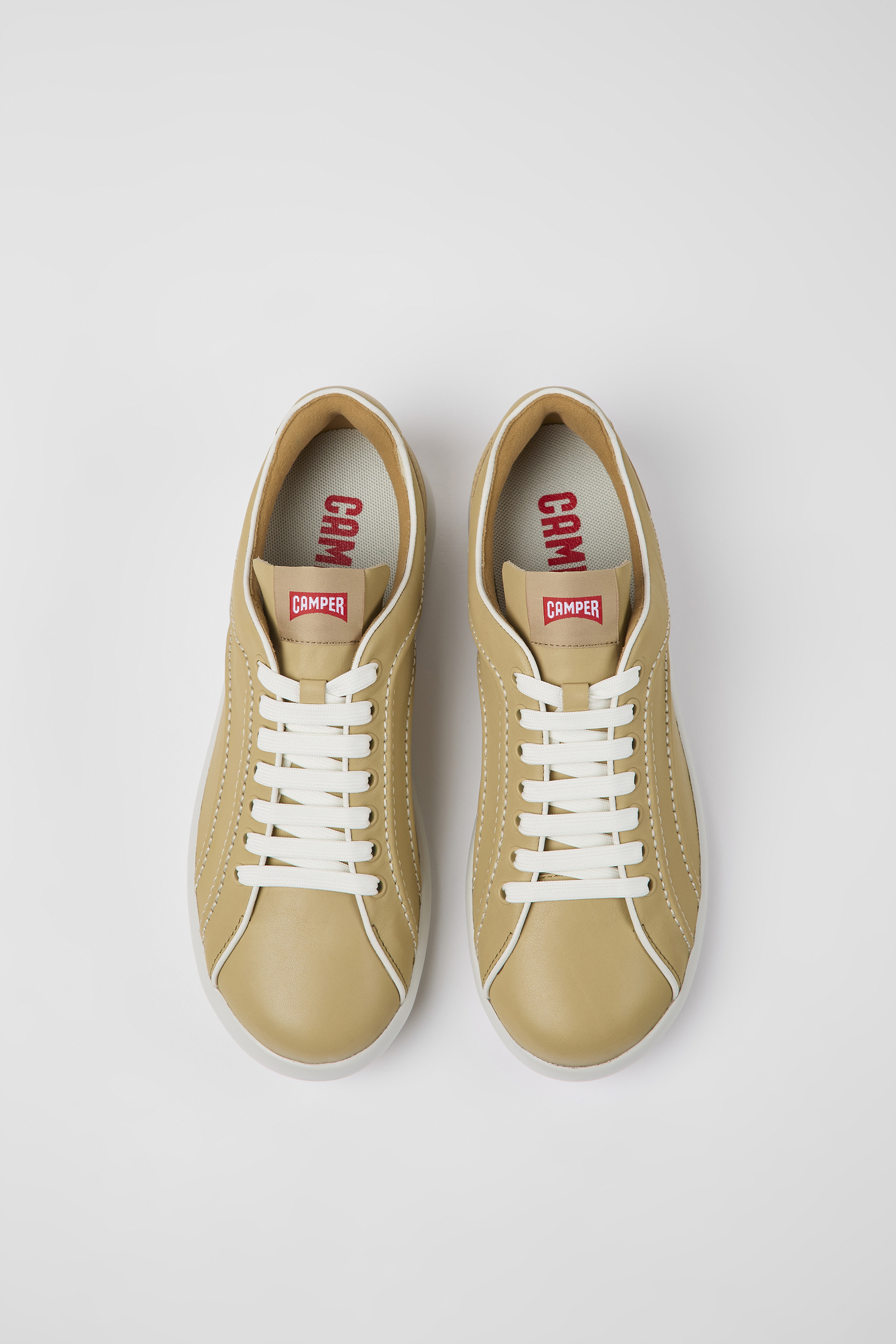 Pelotas Beige Sneakers for Men - Fall/Winter collection - Camper USA