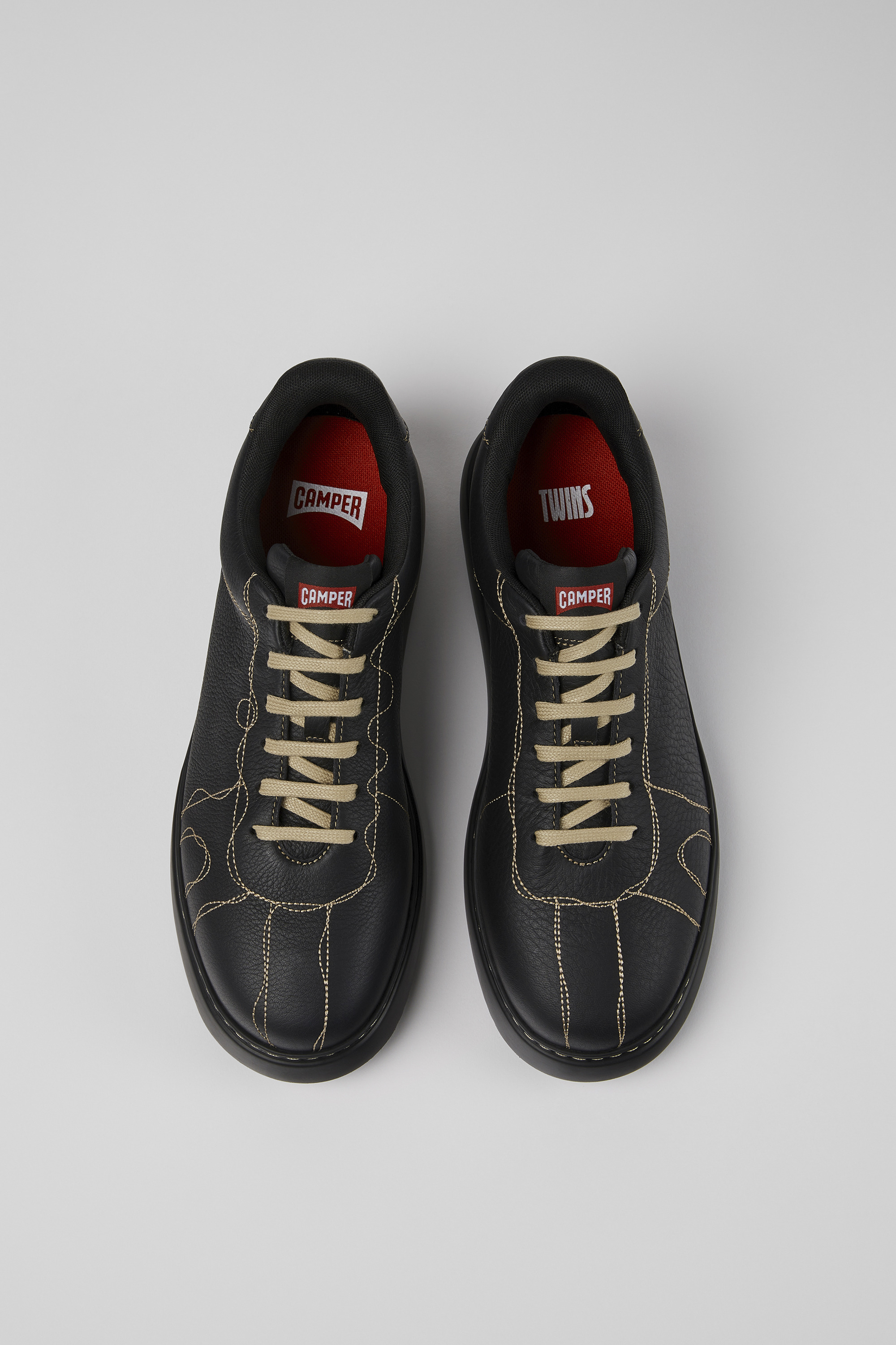 Twins Black Sneakers for Men - Fall/Winter collection - Camper USA