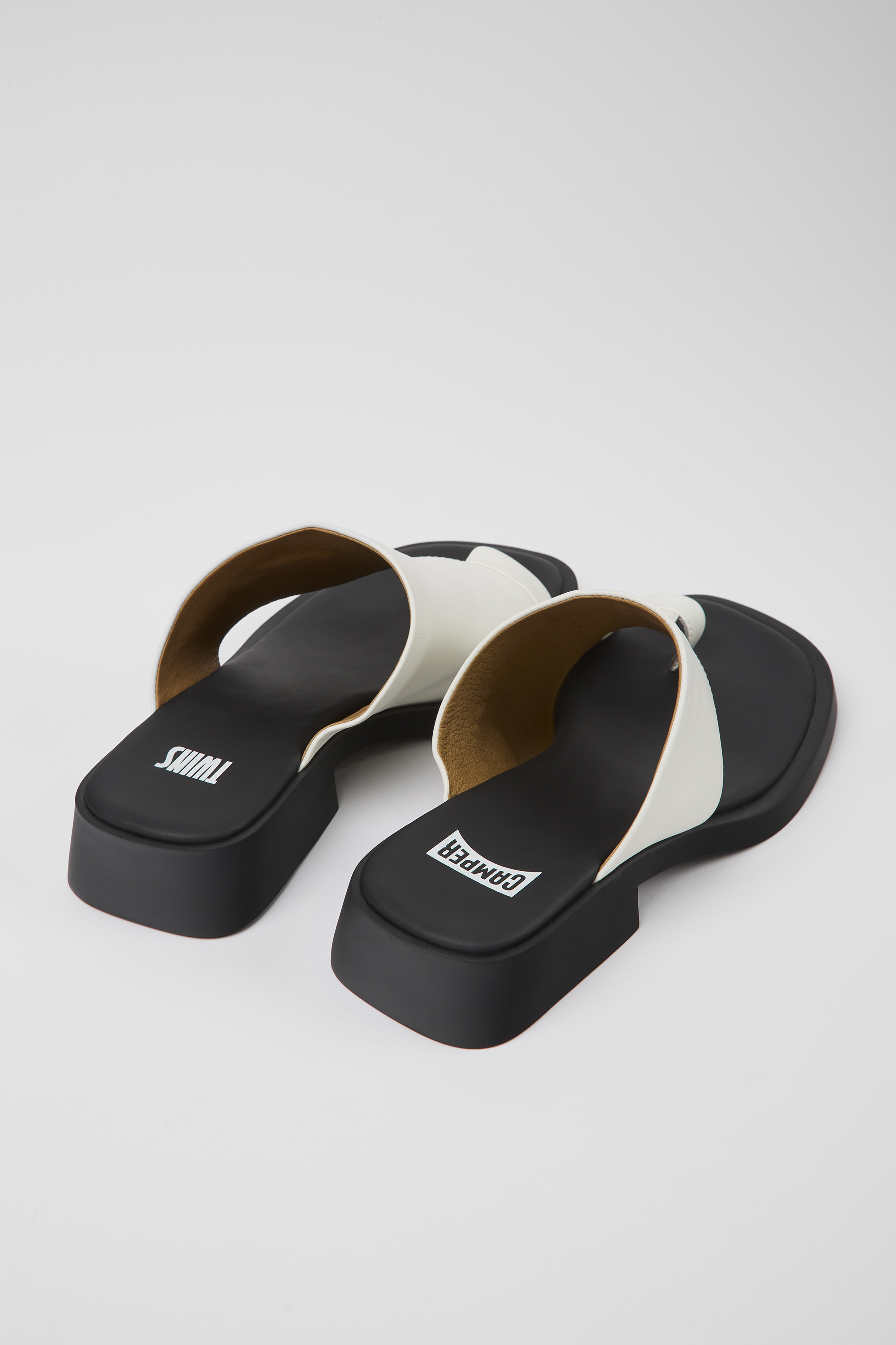 Camper Black/White Sandals Women Set - Black/White