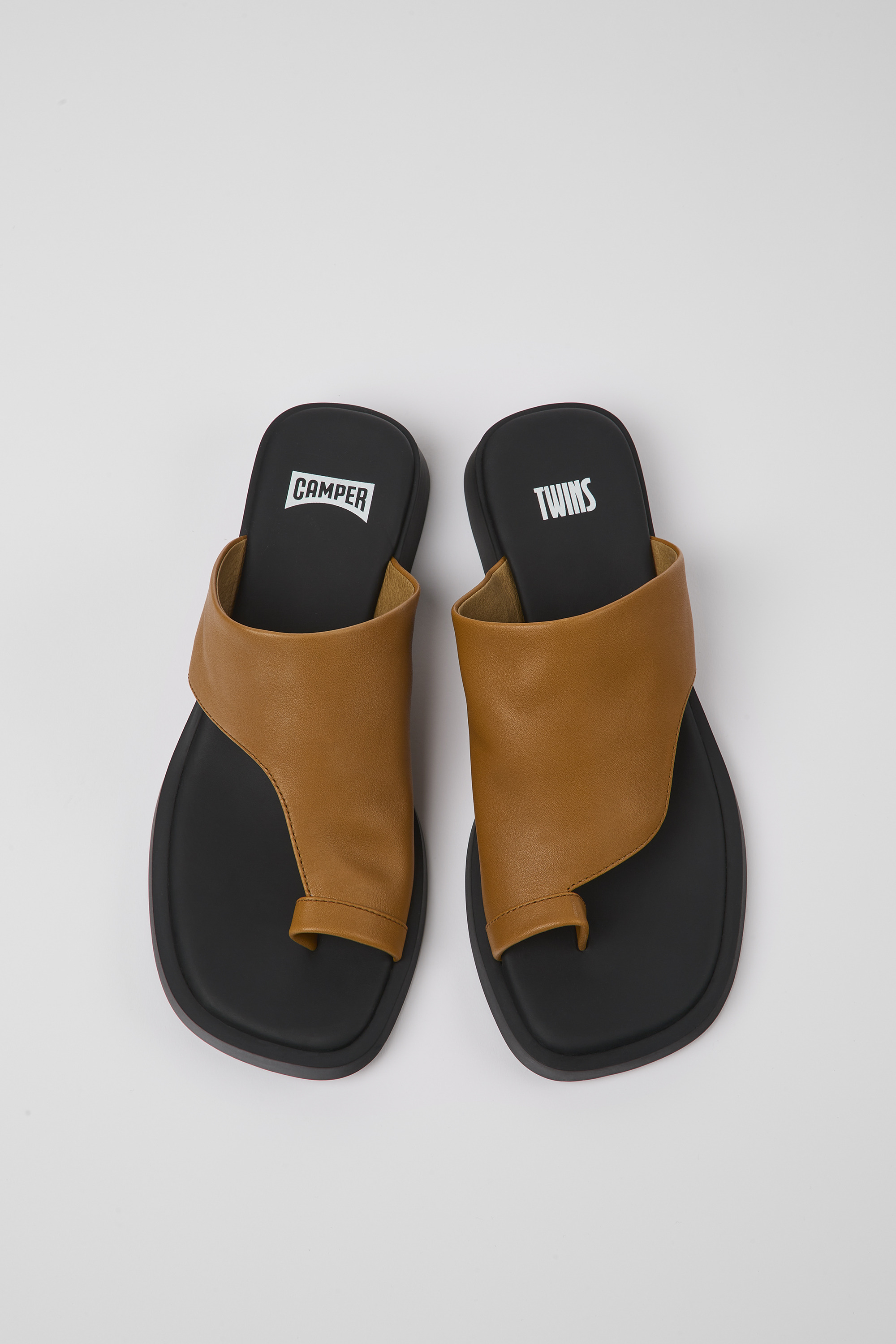 Bedrijfsomschrijving Verrassend genoeg verliezen Twins Brown Sandals for Women - Spring/Summer collection - Camper USA