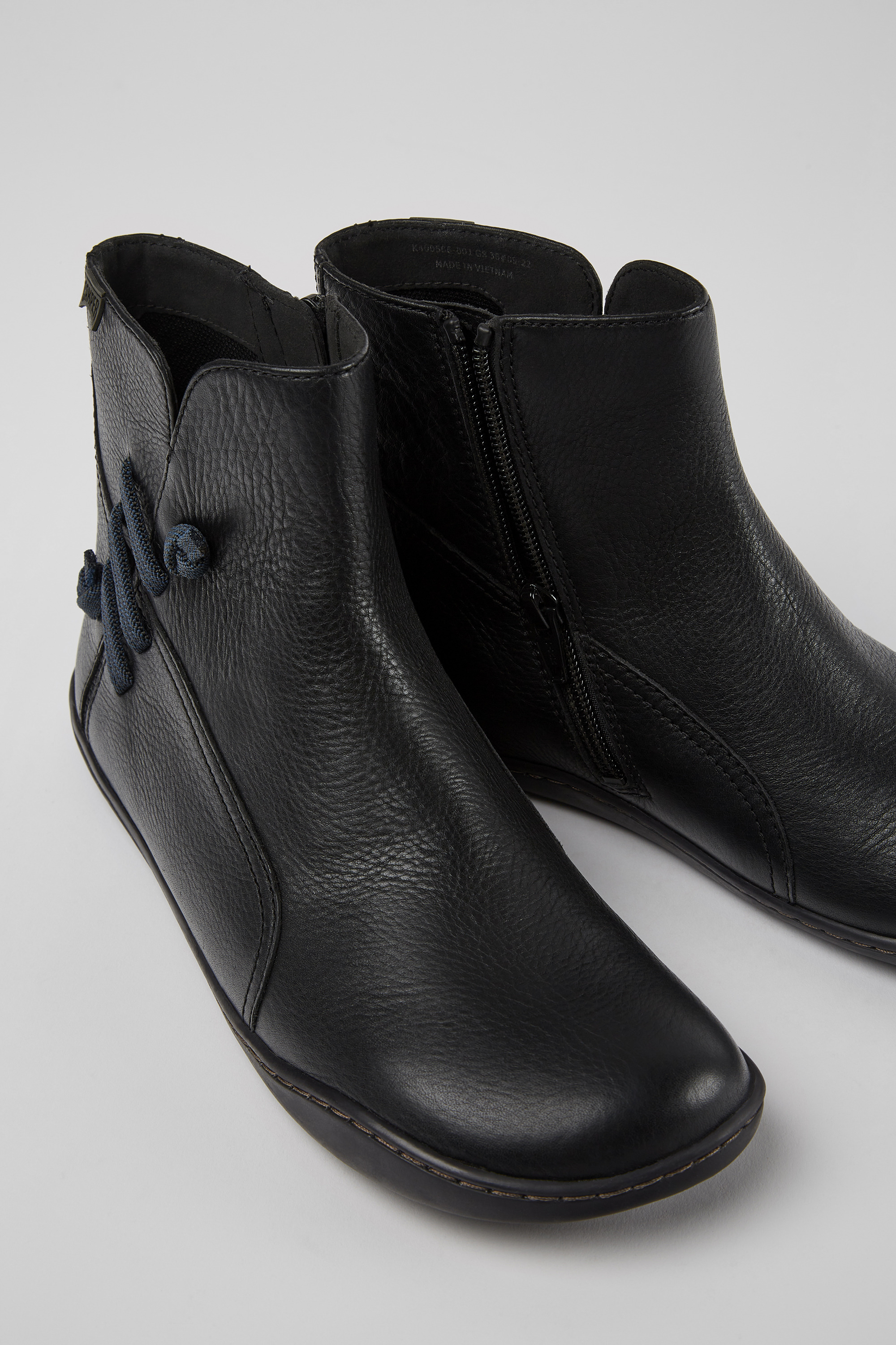 negro nuevo Camper zapatos botín cami Meteor k400506-001 black