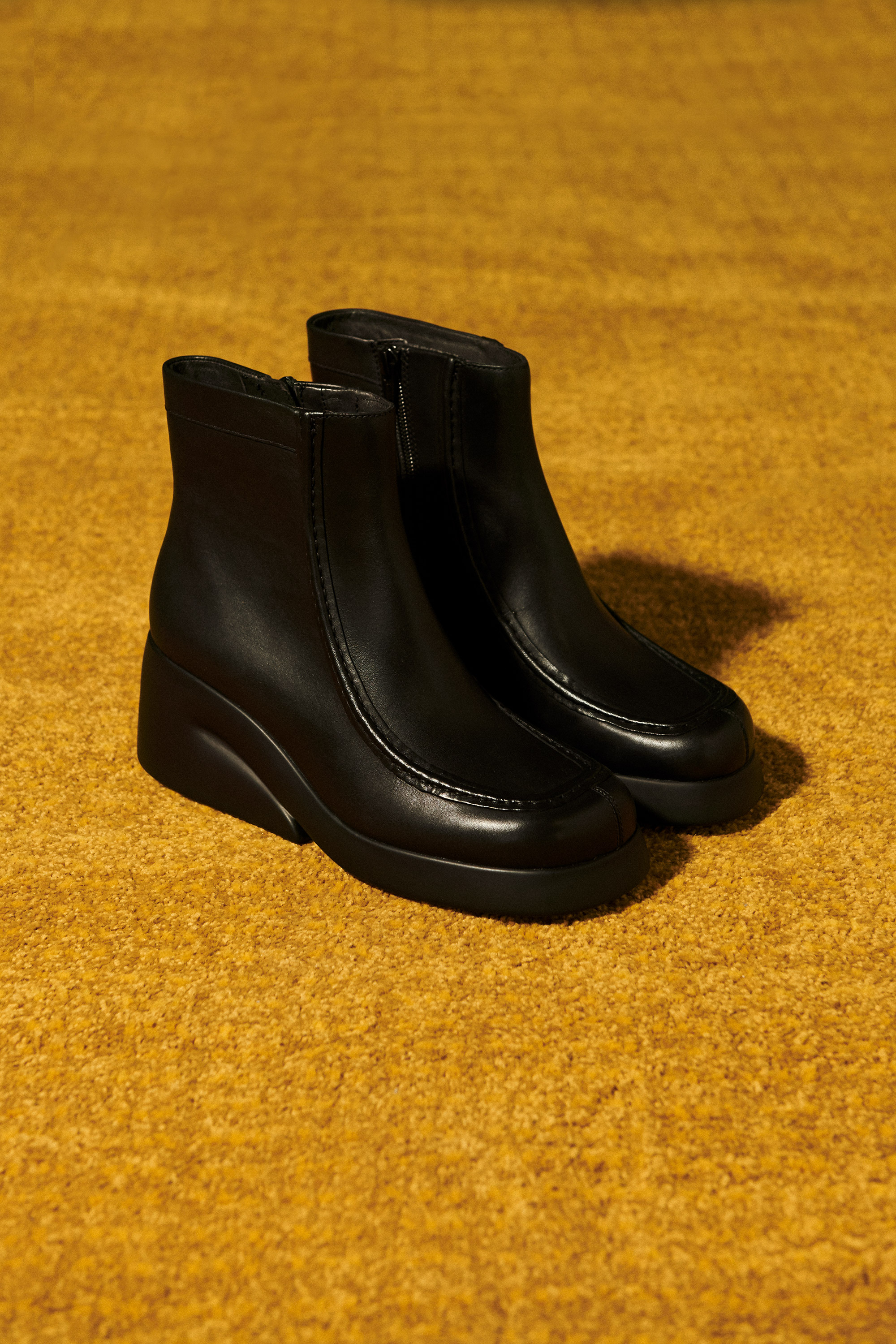 camper wedge boots