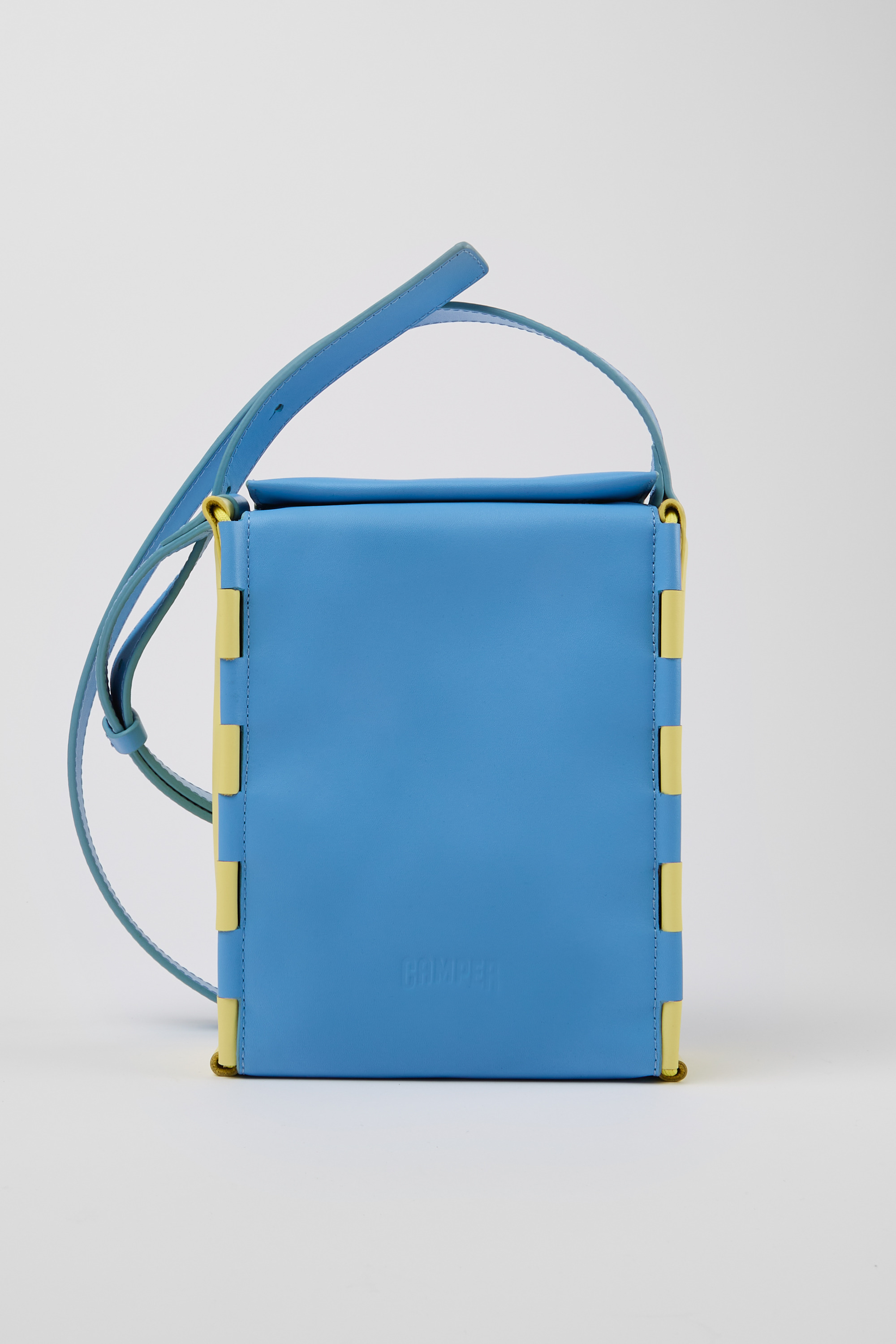 Green with Blue Top Crossbody Bag